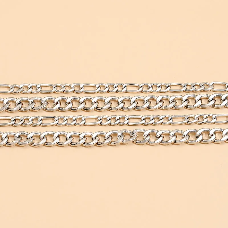 Simple Fashion Solid Color Irregular Metal Bracelet