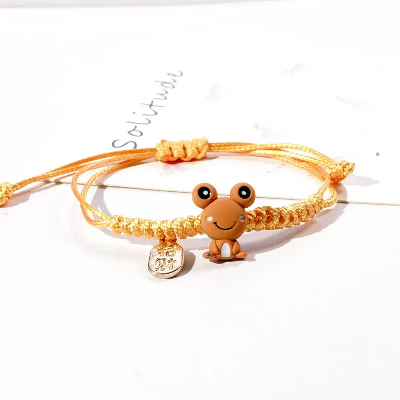 Simple Personality Girl Cartoon Bear Bracelet