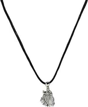 Spiritual Radha Krishna Pendant Necklace with Chain  Hindu God Jewelry Locket for Men & Women | Religious Temple Radha Krishna Design