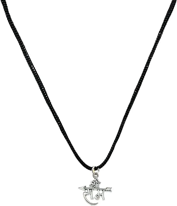 Spiritual Ram Religious Temple Ram Hindu God Jewelry Locket with Chain Pendant Necklace for Men Women