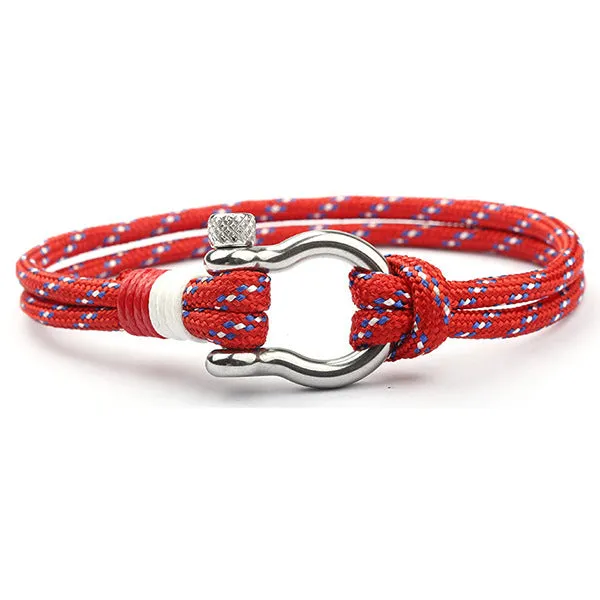 Stainless steel clasp bracelet