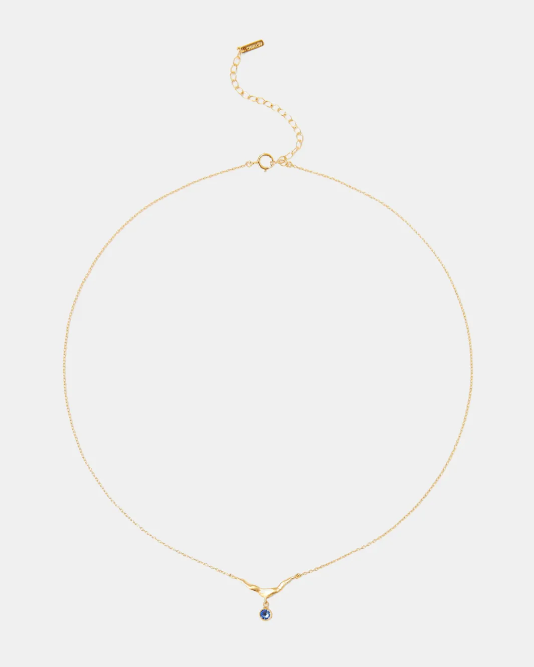 STERLING SILVER NECKLACE IN SAPPHIRE