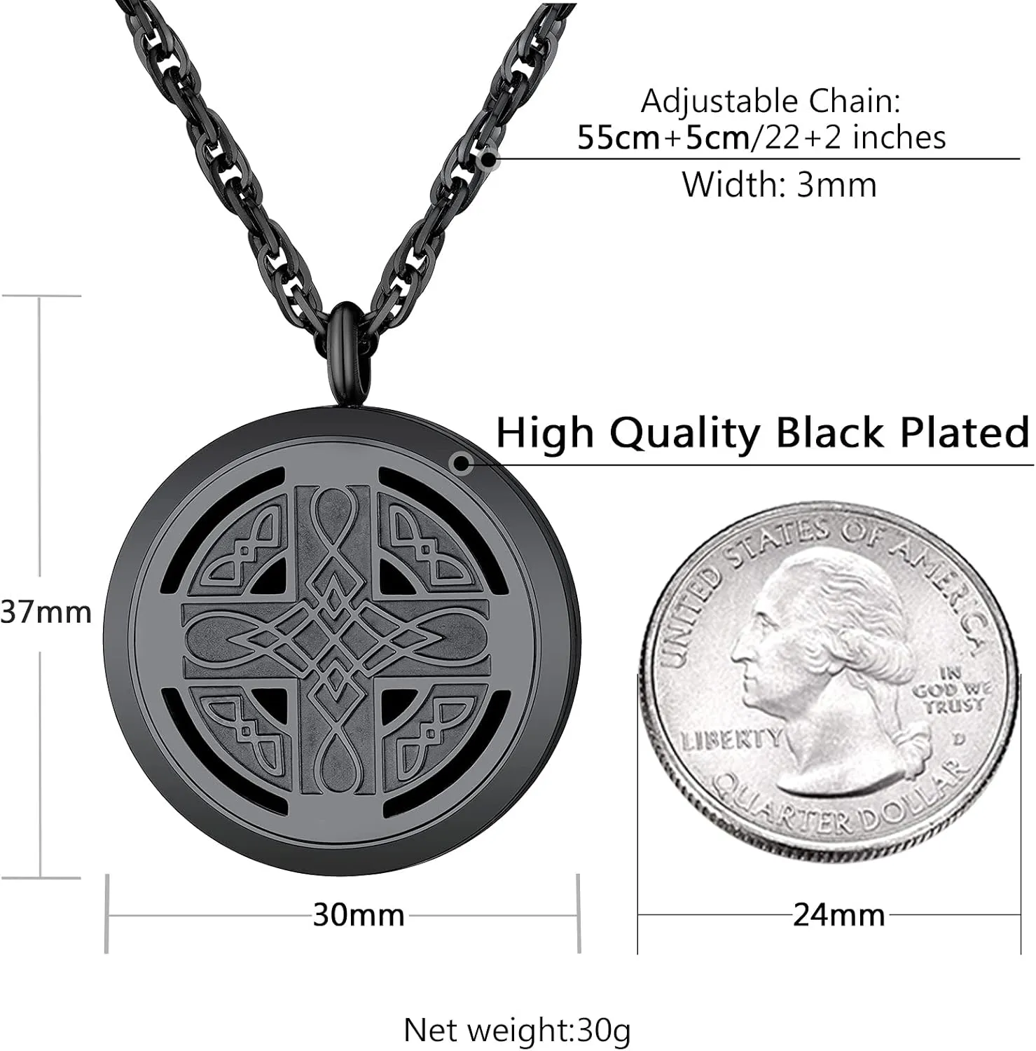 Supcare Locket Necklace That Holds Pictures-Engraved Photo Pendant Custom Jewellery Gifts for Men Women (with Jewellery Gift Box)