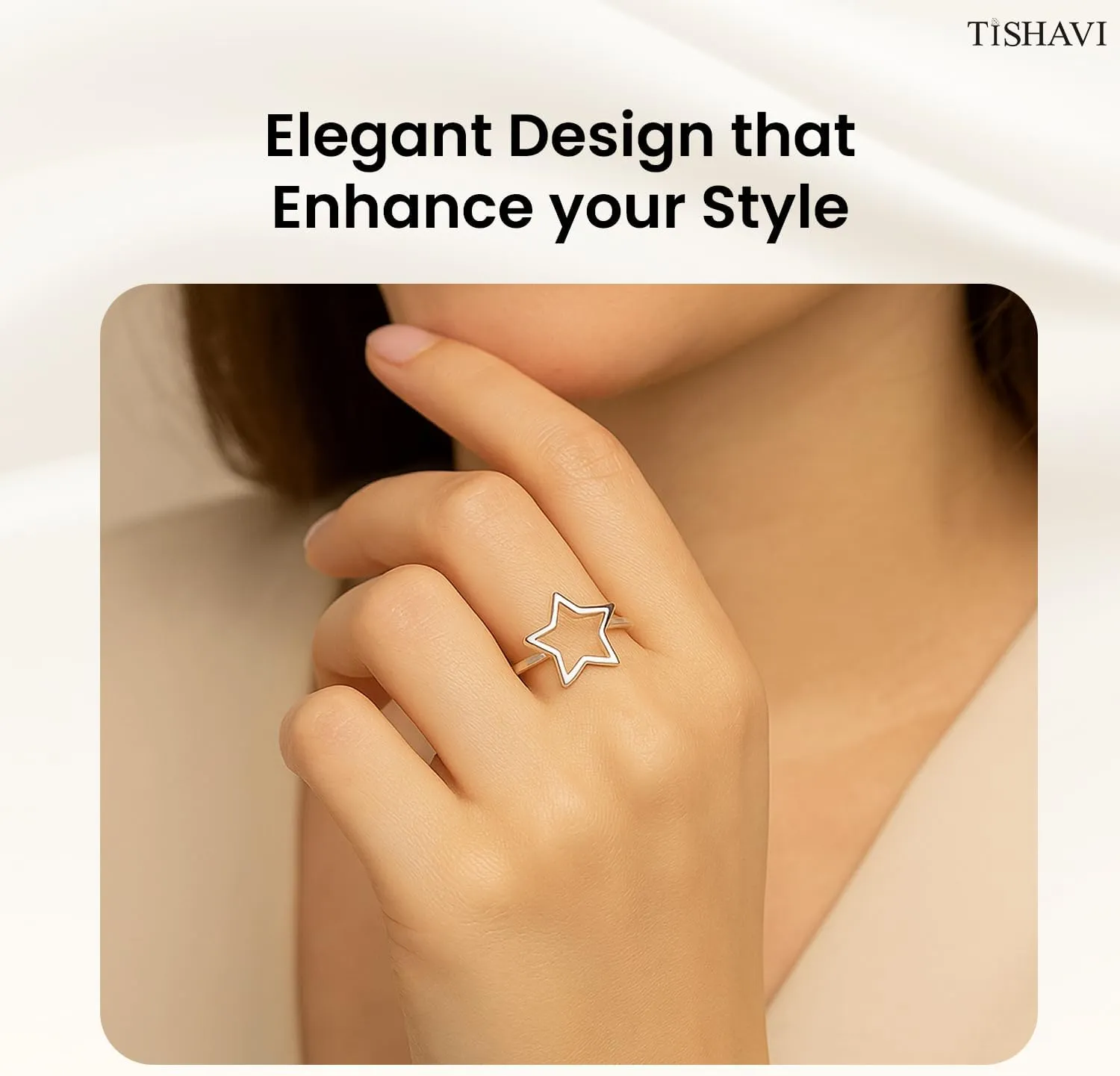 TISHAVI 925 Sterling Silver High Polish Comfort Fit Butterfly Heart Oval Star Pineapple Shapes Infinity Celtic Knot Filigree Style Ring - Classic Gift for Special Occasions