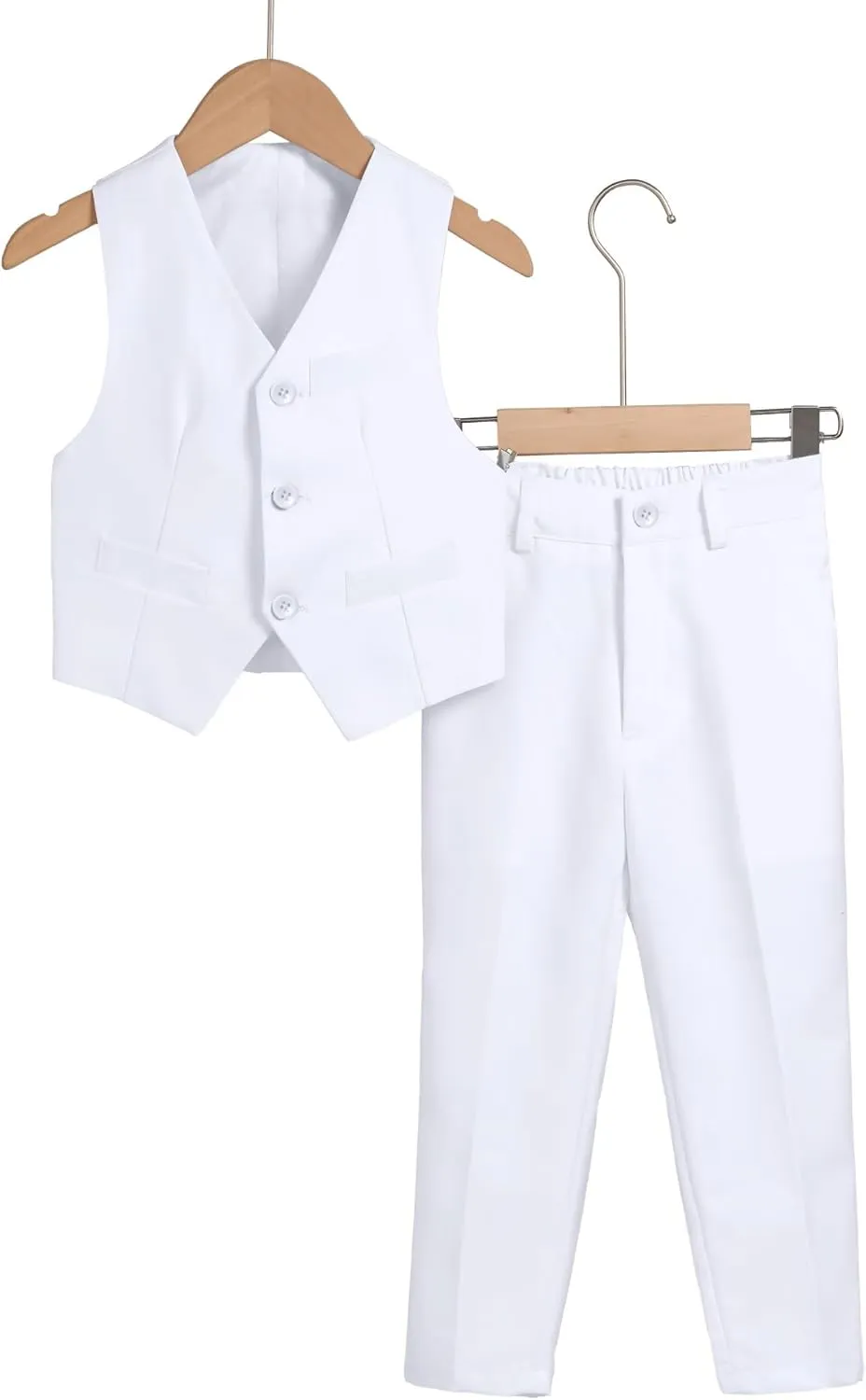 Toddler Suit for Boys Tuxedo Suit Vest and Pants Set Gentleman Outfits Infant Baby Boys Clothes Sets
