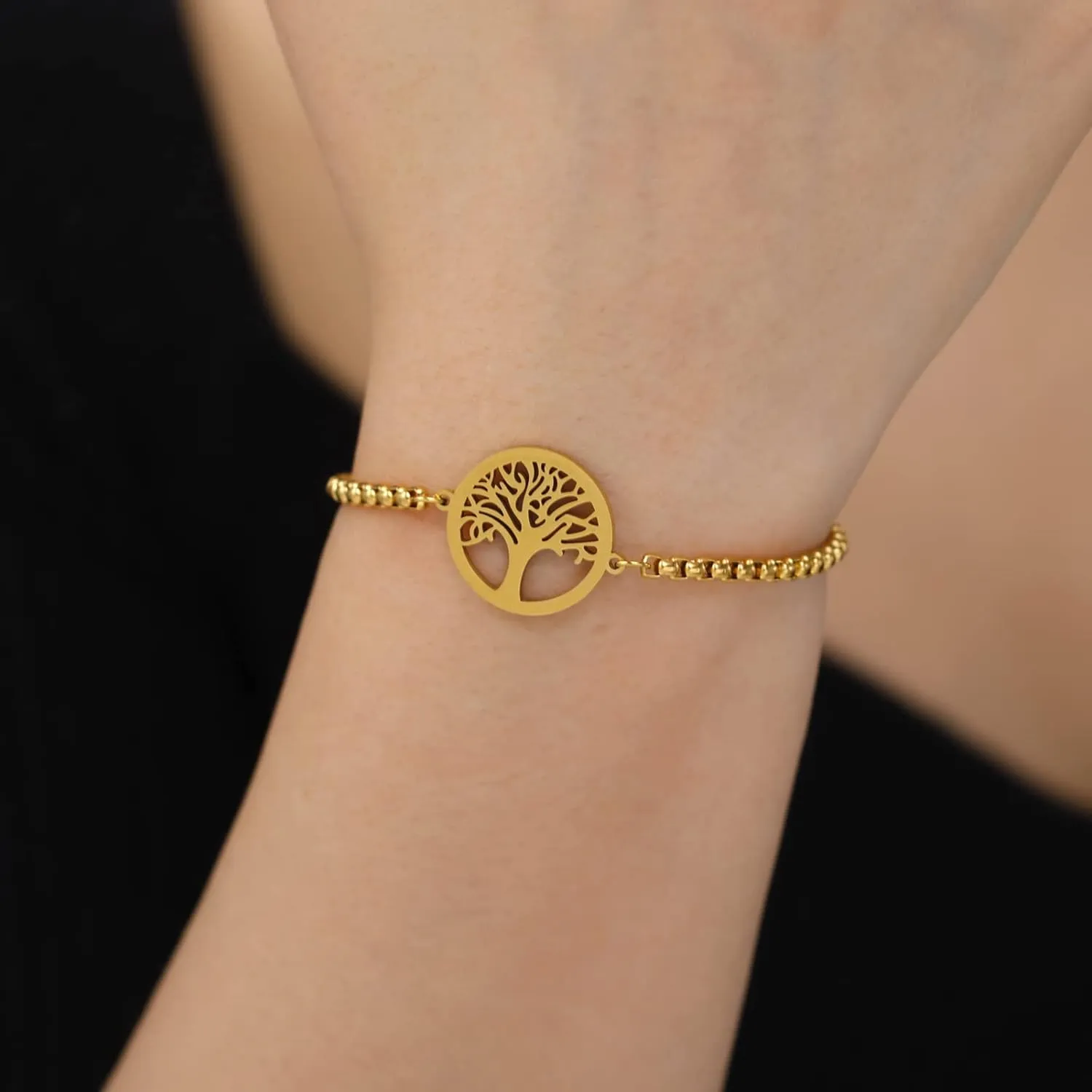 Tree of life Bracelets for Men Women Tree of Life Charm Link bracelet Men Women Protection Amulet Jewelry Gifts for Women