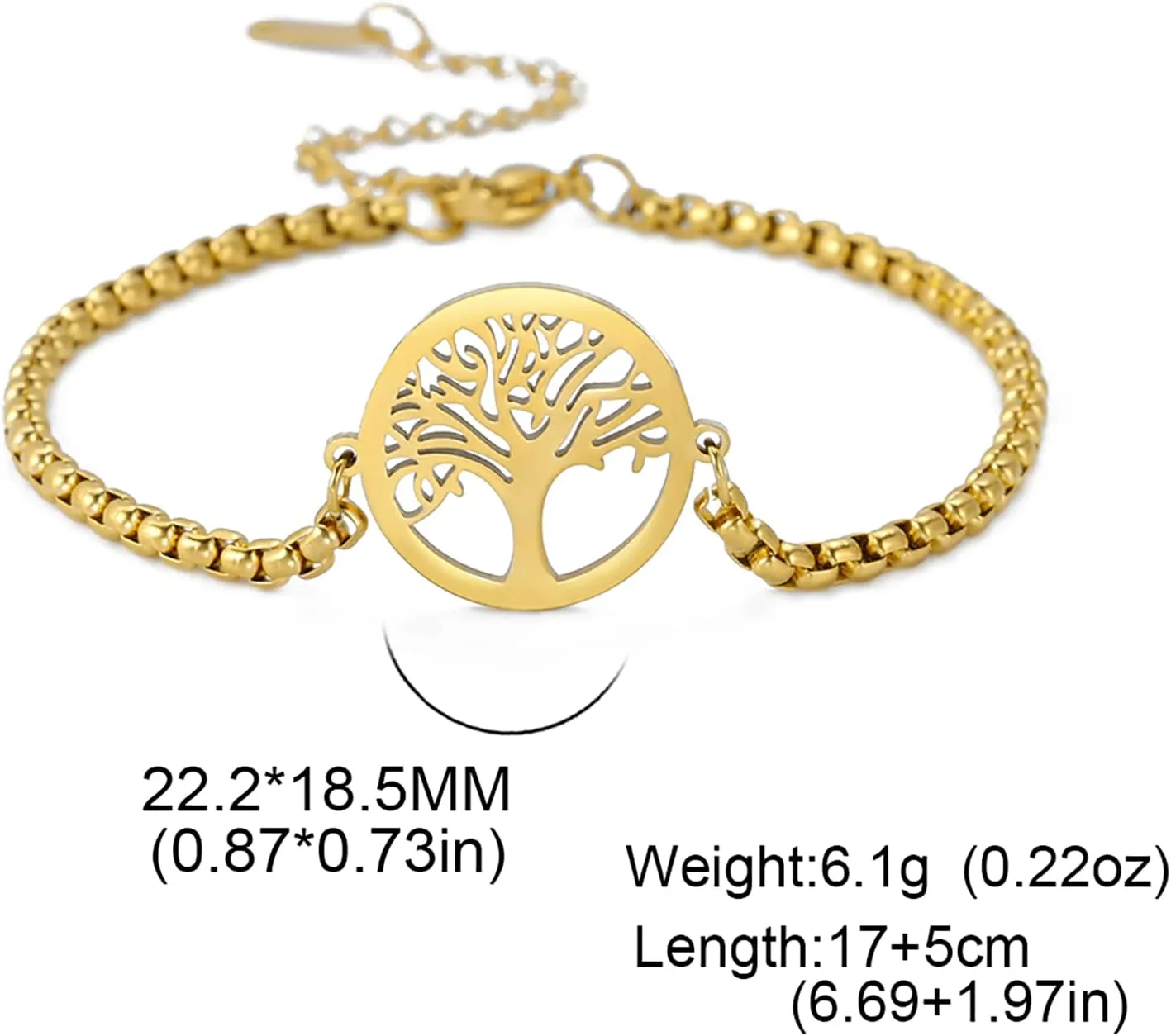Tree of life Bracelets for Men Women Tree of Life Charm Link bracelet Men Women Protection Amulet Jewelry Gifts for Women