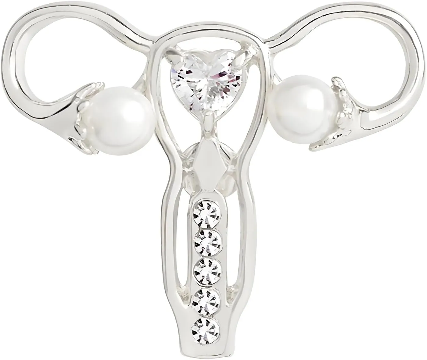 Uterus Ovary Pin for Women Personality Female Body Organ Uterus Ovary Brooch Pin Feminist Medical Symbol Female Organ Gynecologist Nurse Gift Jewelry Brooch Pins
