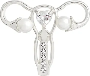 Uterus Ovary Pin for Women Personality Female Body Organ Uterus Ovary Brooch Pin Feminist Medical Symbol Female Organ Gynecologist Nurse Gift Jewelry Brooch Pins