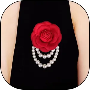 Vintage Camellia Pearl Safety Brooch Pins for Women Teen Girls,Bohemian Flower Party Gift Accessories Hairpin Fabric Shawl,Elegant Tassels Lapel Pin Wedding Jewelry