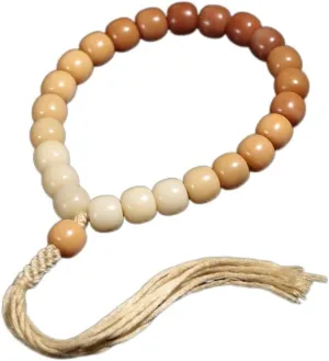 Weathered Bodhi Root Beaded Bracelet Gradient Color Bodhi Hand-Holding Rosary for Men Women Prayer Meditation