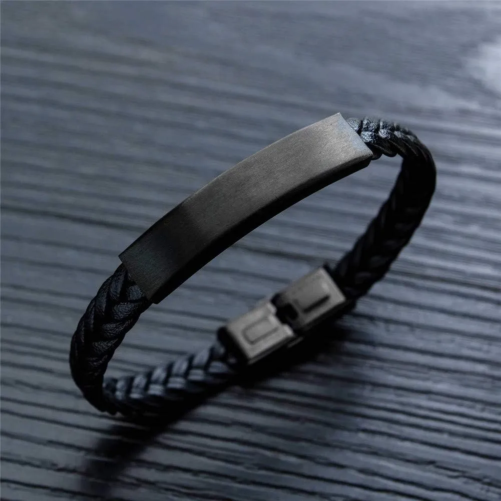 WWJD HWLF Bracelets for Men Women Dainty Braided Leather What Would Jesus Do He Would Love First Bracelet Inspirational Religious Reminder Jewelry Gifts for Him Her,Adjustable