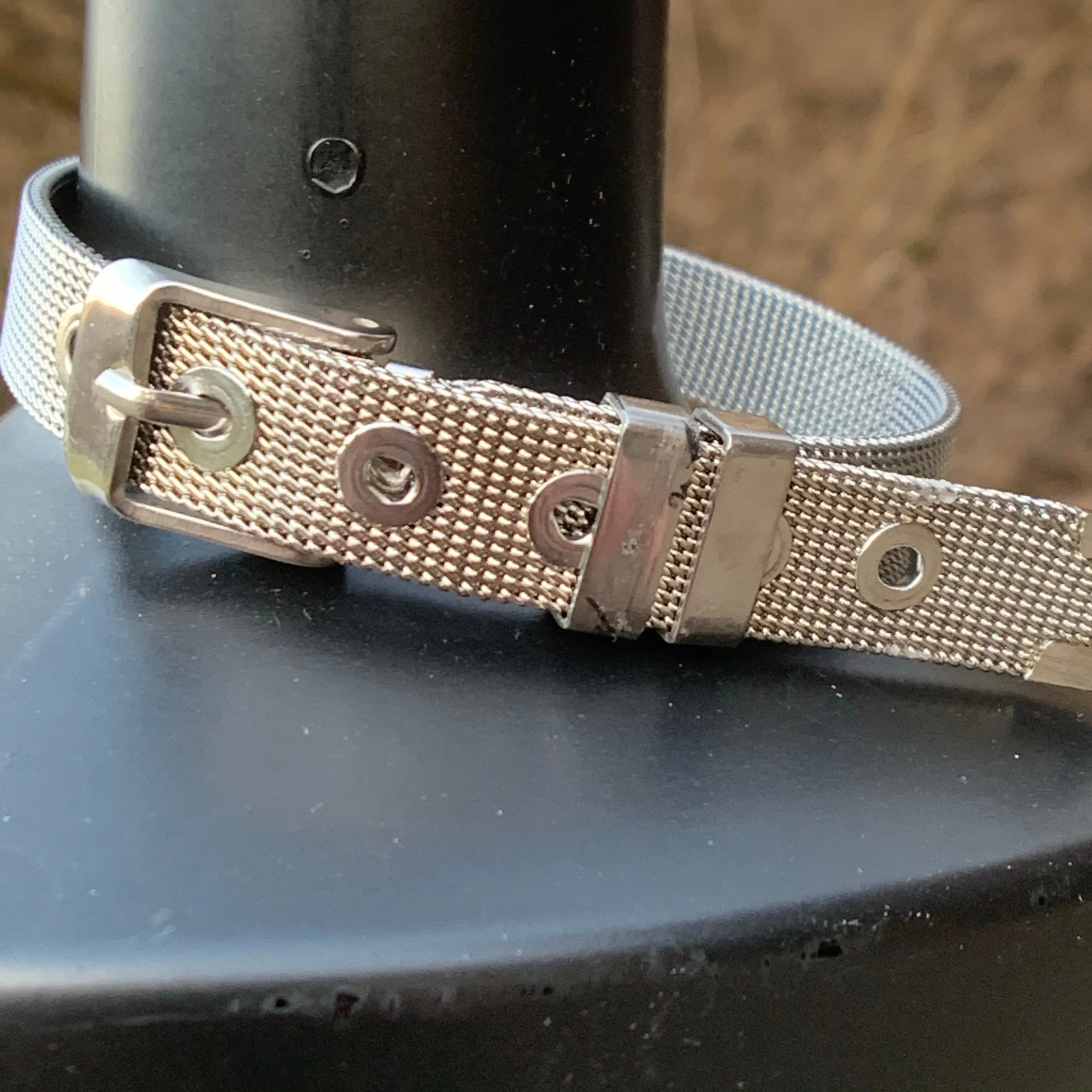 “Zelda” Silver Buckle Bracelet